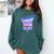 Temporal Trends Vaporwave Style Retro Nostalgia Look Comfort Colors Sweatshirt Chalky Mint