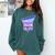 Temporal Trends Vaporwave Style Retro Nostalgia Look Comfort Colors Sweatshirt Chalky Mint