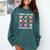 Things I Do On Valentines's Day Book Lover Candy Heart Comfort Colors Sweatshirt Chalky Mint