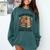 History Month Teacher Reading Book Lover Floral Stack Premium Tri-Blend Comfort Colors Sweatshirt Chalky Mint