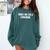 Trust Me Im A Librarian Reading Books Humor Comfort Colors Sweatshirt Chalky Mint