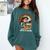 Never Underestimate The Power Of a Girl With a Book Reading Comfort Colors Sweatshirt Chalky Mint