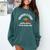 Unearth a Story 2026 Summer Reading Program Tree Book Comfort Colors Sweatshirt Chalky Mint