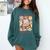 Valentine All Booked For Valentines Book Lovers Teacher Kids Comfort Colors Sweatshirt Chalky Mint