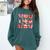 Valentine Cupid Coquette Pink Bow Apple Books Teacher Comfort Colors Sweatshirt Chalky Mint