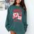 Valentines Book Lover Romance Books Are My Love Language Comfort Colors Sweatshirt Chalky Mint