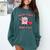 Valentines Day Book Read Your Heart Out Women Men Kids Comfort Colors Sweatshirt Chalky Mint