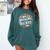 My Weekend Is Booked Reading Read Books Reader Nerd Comfort Colors Sweatshirt Chalky Mint