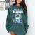 Wild About Reading Book Lover Hippo Comfort Colors Sweatshirt Chalky Mint
