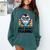Wild About Reading Book Lover Penguin Comfort Colors Sweatshirt Chalky Mint
