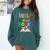 Wild About Reading Books Reader Bookworm Animals Book Lover Comfort Colors Sweatshirt Chalky Mint