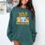 Wild About Reading Cute Animal Book Lover Kids Comfort Colors Sweatshirt Chalky Mint