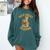 Wild About Reading Cute Leopard Teacher Kids Book Lover Comfort Colors Sweatshirt Chalky Mint