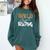 WILD ABOUT READING Reading Books Bookworm Library Day Comfort Colors Sweatshirt Chalky Mint