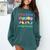 I Will Read Books Everywhere Across America Child Readers Comfort Colors Sweatshirt Chalky Mint