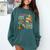 A Woman Cannot Survive On Books Alone She Also Needs Yarn Comfort Colors Sweatshirt Chalky Mint