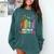 Women Floral Book Big Fan Of Human Rights Liberal Protest Comfort Colors Sweatshirt Chalky Mint