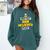 Women's Best Book Reviewer Critic Job Occupation Comfort Colors Sweatshirt Chalky Mint