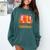 Women's All Booked For Valentine Teacher Valentines Reading Book Comfort Colors Sweatshirt Chalky Mint
