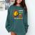 Women's Girls Softball Play Like A Girl Comic Book Pop Art Comfort Colors Sweatshirt Chalky Mint