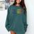 Women's Read Books Be Kind Stay Weird Book Lover Rainbow Comfort Colors Sweatshirt Chalky Mint