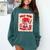Women's Read Your Heart Out Groovy Bookish Valentine Day Women Girls Comfort Colors Sweatshirt Chalky Mint