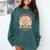 Women's Unearth a Story 2026 Summer Reading Program Flowers Book Comfort Colors Sweatshirt Chalky Mint Women's Unearth a Story 2026 Summer Reading Program Flowers Book Comfort Colors Sweatshirt Chalky Mint