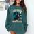 In a World Of Bookworms Be a Book Dragon Reading Comfort Colors Sweatshirt Chalky Mint
