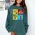 Wrestling Comic Book Wrestler Mexican Lucha Libre Mask Comfort Colors Sweatshirt Chalky Mint