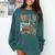 Zoo Animals Wild About Reading Books Reader Lover Librarian Comfort Colors Sweatshirt Chalky Mint
