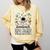 100 Days Smarter Astronaut Book 100th Day Girls Kids Women Comfort Colors Sweatshirt Blue Spruce