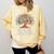 100th Day Of School Books Tree Reading Comfort Colors Sweatshirt Blue Spruce