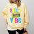 2000's Vibe Hip Hop Costume Early 2000s Party Nostalgia Comfort Colors Sweatshirt Blue Spruce