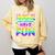80's Girls Just Wanna Have Fun Nostalgia 1980s Style Premium Tri-Blend Comfort Colors Sweatshirt Blue Spruce
