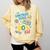 80’s Kid Nostalgia Retro Music Lover Retro 1980s Throwback Comfort Colors Sweatshirt Blue Spruce