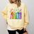 8647 Foxtrots Tangos Deltas Book Flower Resist Book Lovers Comfort Colors Sweatshirt Blue Spruce