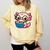 Adorable Book Lover Axolotl With Reading Glasses Cute Comfort Colors Sweatshirt Blue Spruce