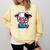 Adorable Book Lover Cow With Reading Glasses Cute Comfort Colors Sweatshirt Blue Spruce