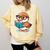 Adorable Book Lover Mallard Duck With Reading Glasses Cute Comfort Colors Sweatshirt Blue Spruce