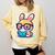 Adorable Book Lover Rabbit With Reading Glasses Cute Premium Comfort Colors Sweatshirt Blue Spruce Adorable Book Lover Rabbit With Reading Glasses Cute Premium Comfort Colors Sweatshirt Blue Spruce