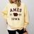Ames Iowa Est 1864 Nostalgia Comfort Colors Sweatshirt Blue Spruce