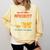 Ask Me About Ancient Times I'm From The 1900s Humorous Joke Comfort Colors Sweatshirt Blue Spruce