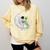 Astronaut Reading Book To Alien Moon Space Book Lover Men Comfort Colors Sweatshirt Blue Spruce
