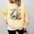 Audiobook Girlie Headphones Book Tea Love Comfort Colors Sweatshirt Blue Spruce