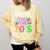 Back To The 70's Mixtape Era Nostalgia Retro 1970 70's Style Comfort Colors Sweatshirt Blue Spruce Back To The 70's Mixtape Era Nostalgia Retro 1970 70's Style Comfort Colors Sweatshirt Blue Spruce
