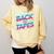 Back To Tapes Retro 80s Cassette Mixtape Nostalgia Comfort Colors Sweatshirt Blue Spruce