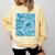 Blue Comic Book Blue Graphic Comfort Colors Sweatshirt Blue Spruce