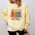 Boho Floral Book Big Fan Of Human Rights Liberal Protest Comfort Colors Sweatshirt Blue Spruce