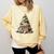 Book Christmas Tree Books Lovers Xmas Teacher Men Women Kids Comfort Colors Sweatshirt Blue Spruce