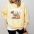 Book Dinosaur T-Rex Bookworm Dino Book Reading Comfort Colors Sweatshirt Blue Spruce